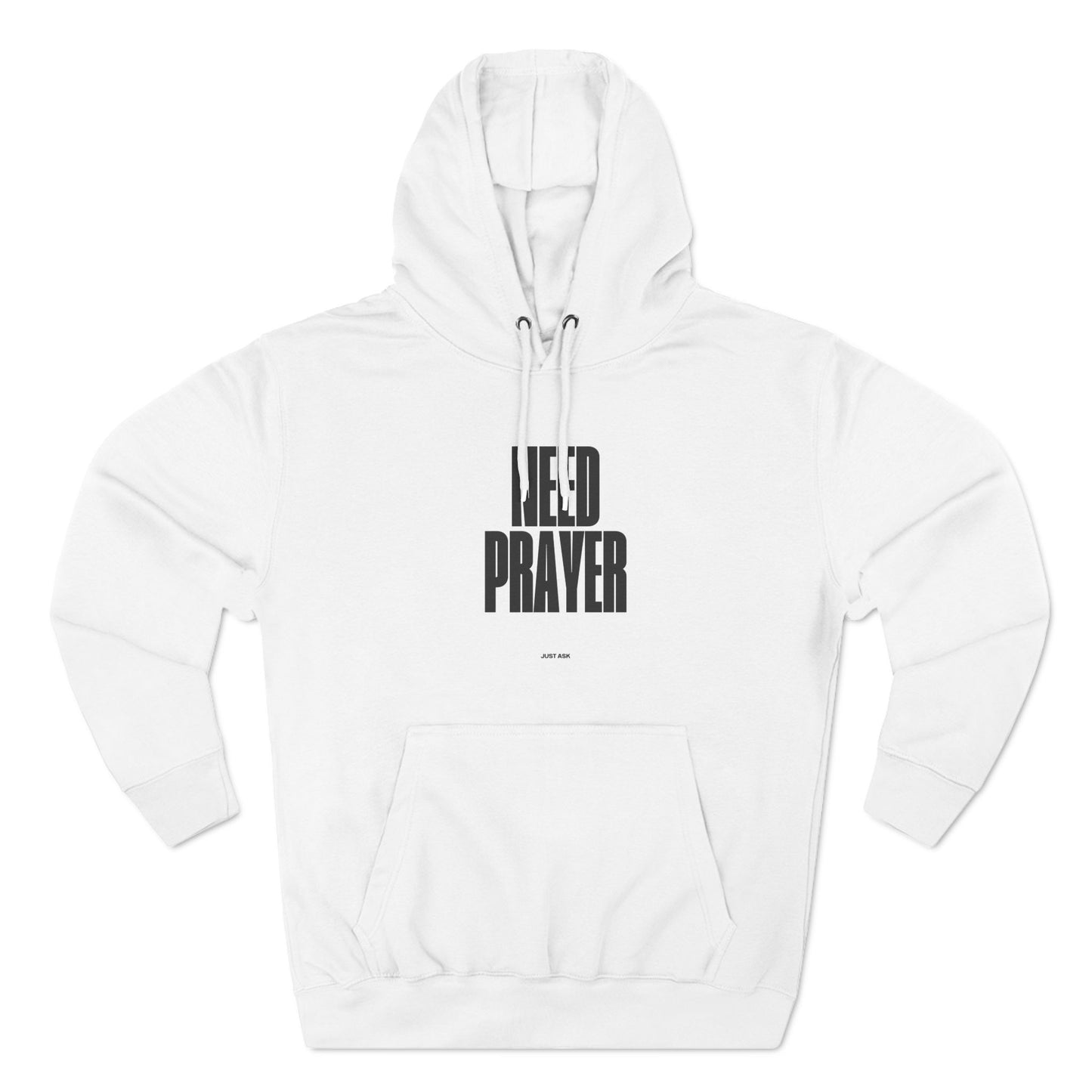 Three-Panel Fleece Hoodie