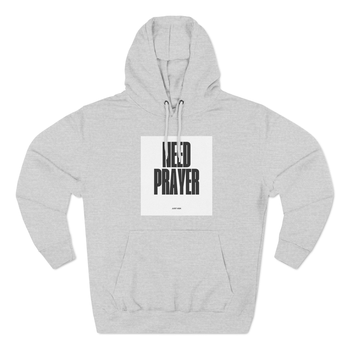 Three-Panel Fleece Hoodie