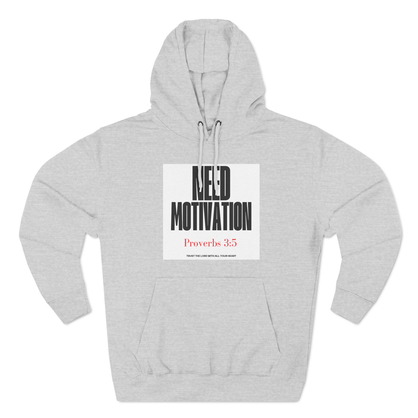 Three-Panel Fleece Hoodie