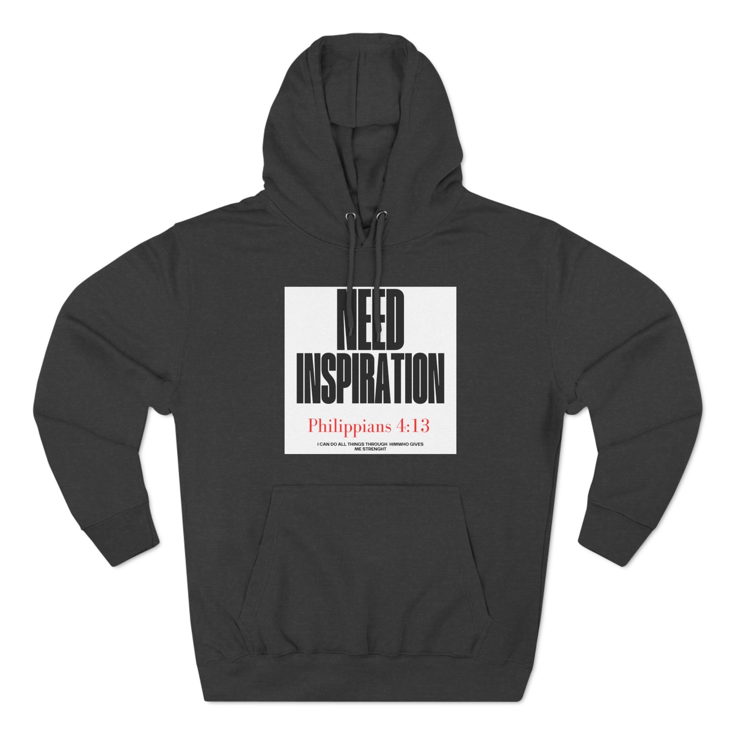 Three-Panel Fleece Hoodie