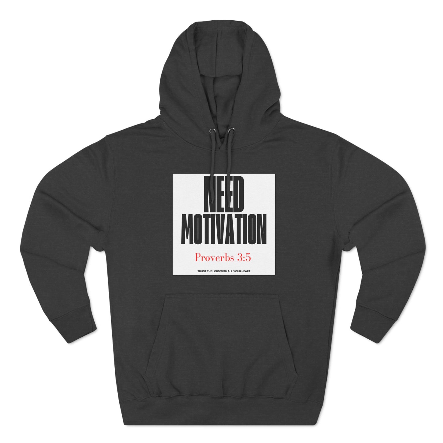 Three-Panel Fleece Hoodie