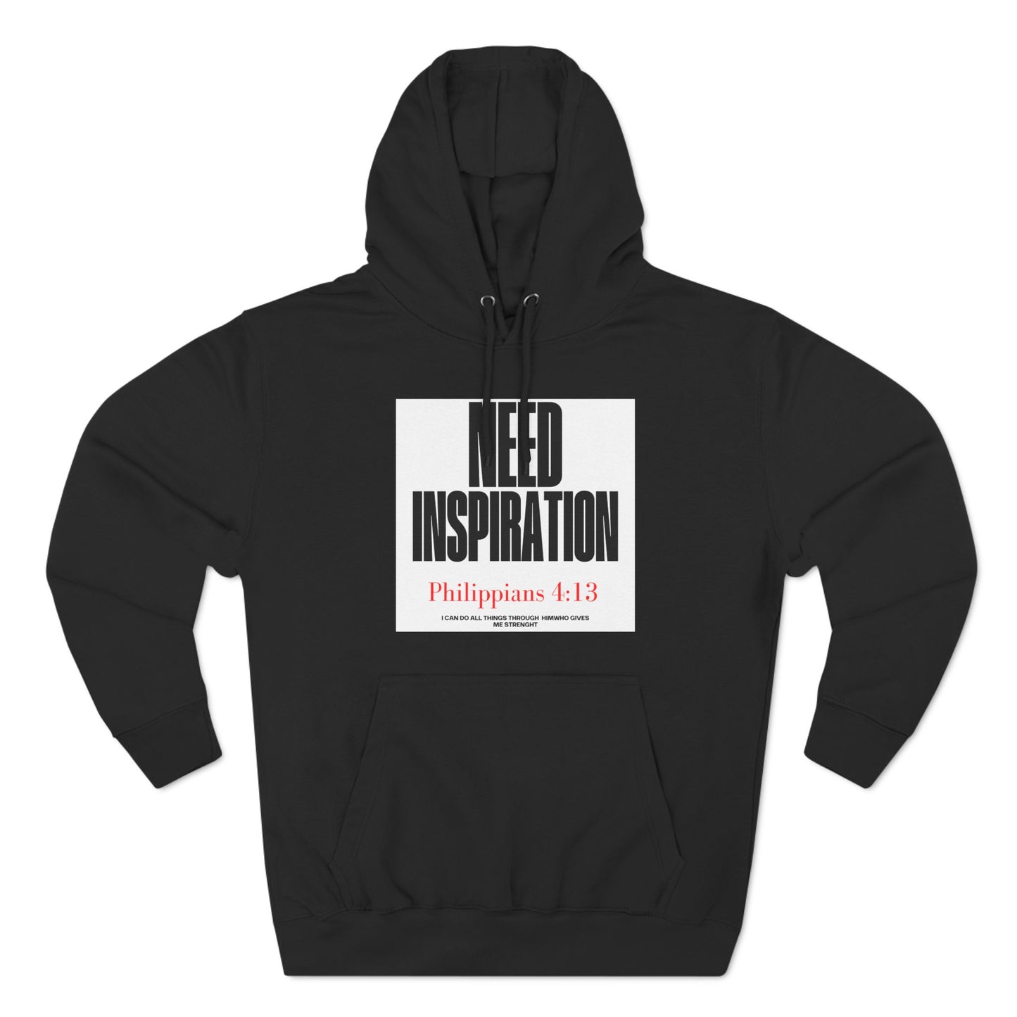 Three-Panel Fleece Hoodie