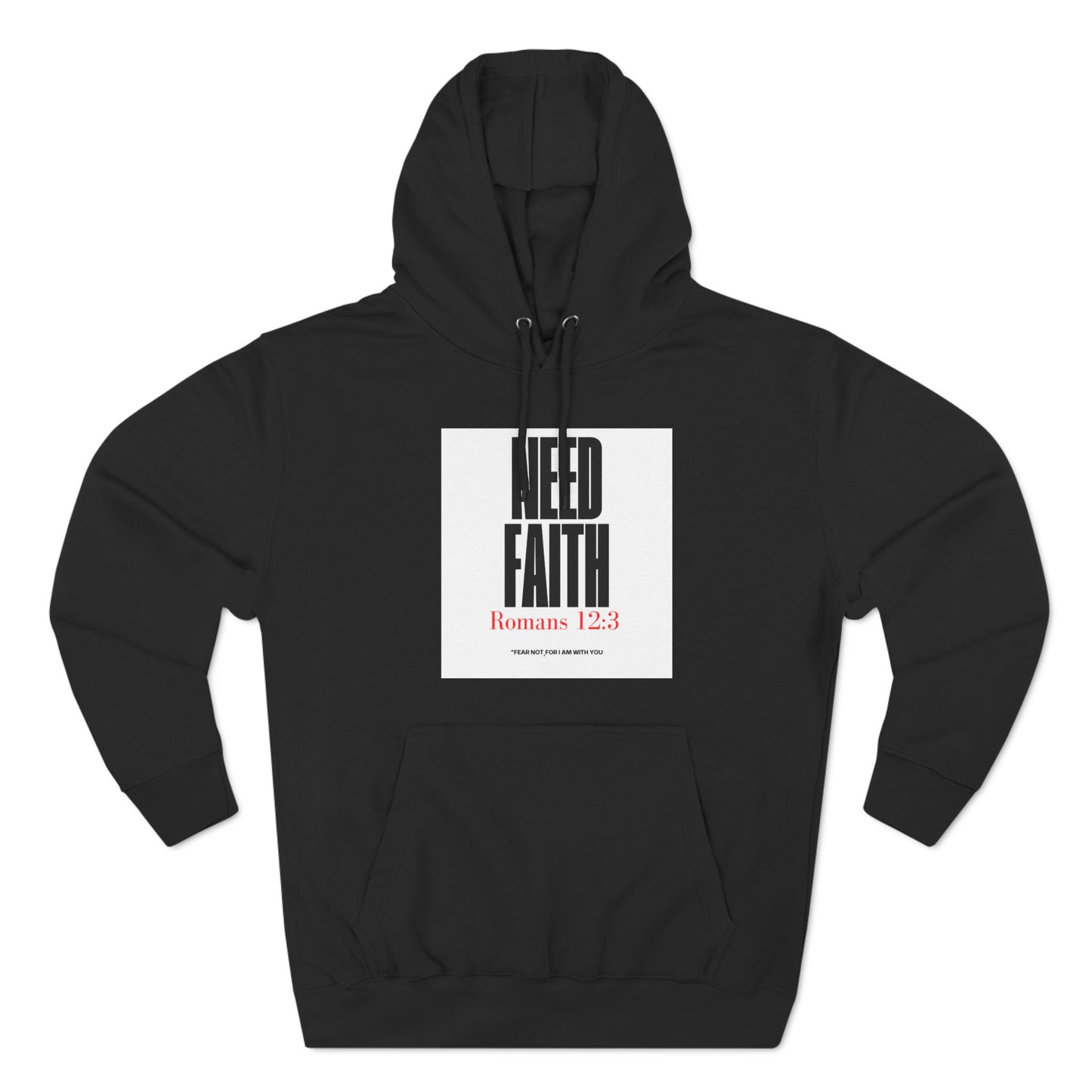 Three-Panel Fleece Hoodie