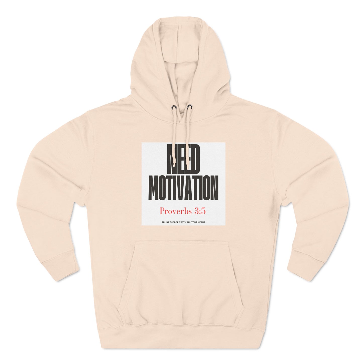 Three-Panel Fleece Hoodie