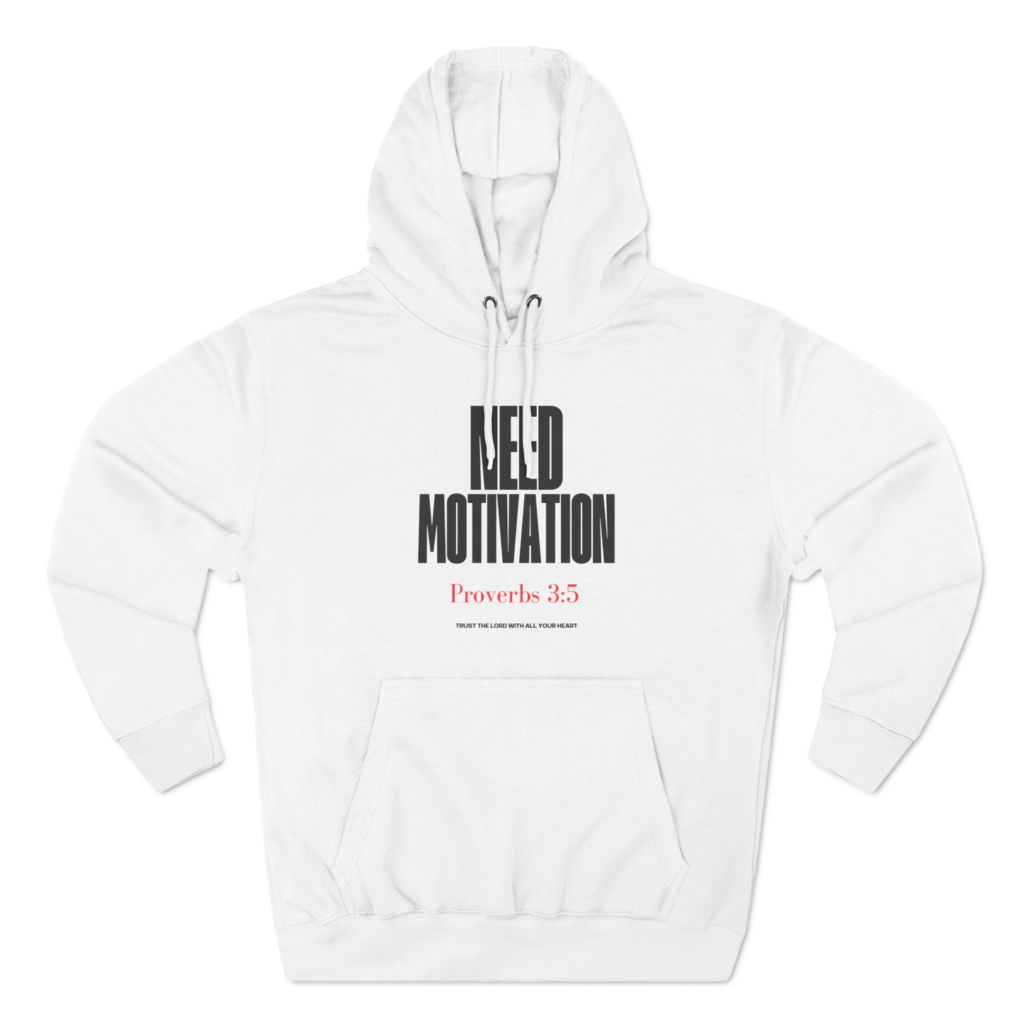 Three-Panel Fleece Hoodie