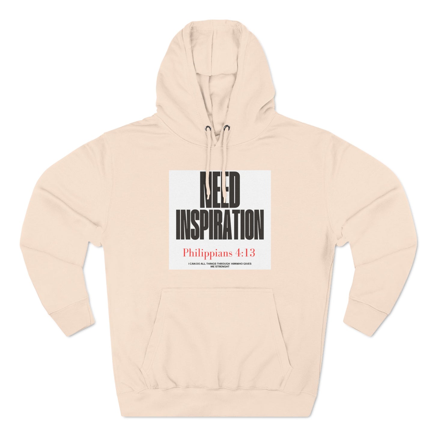 Three-Panel Fleece Hoodie