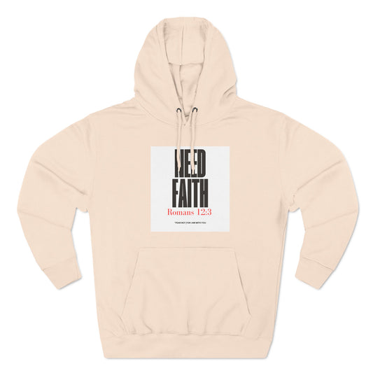 Three-Panel Fleece Hoodie