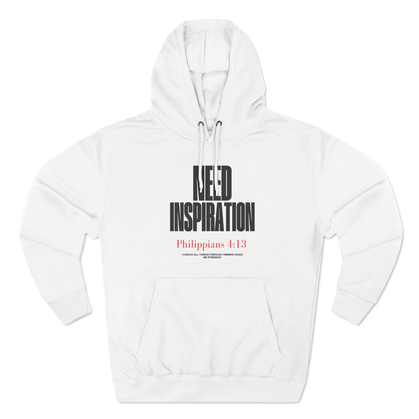 Three-Panel Fleece Hoodie