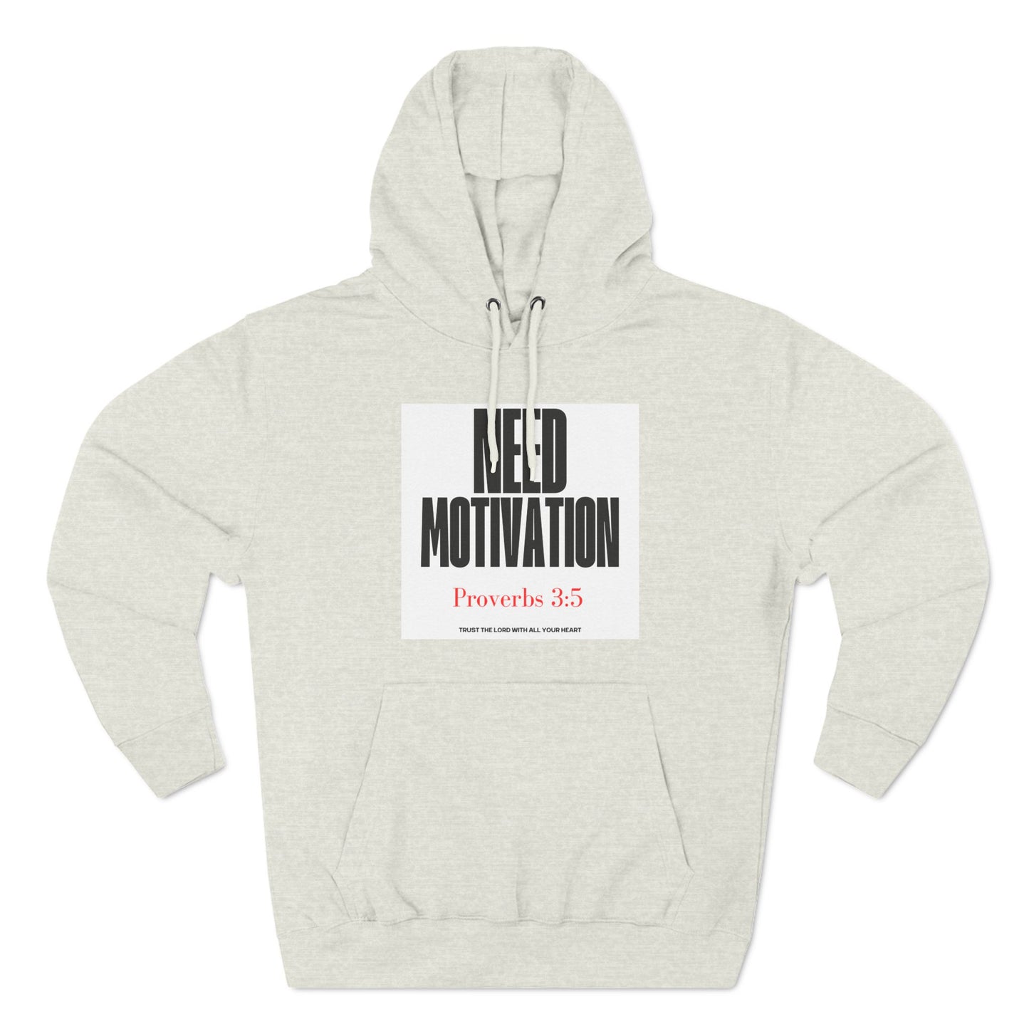 Three-Panel Fleece Hoodie