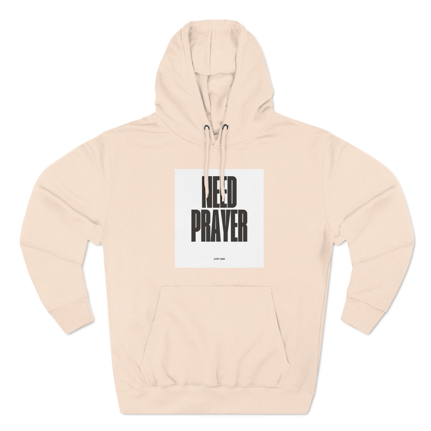 Three-Panel Fleece Hoodie