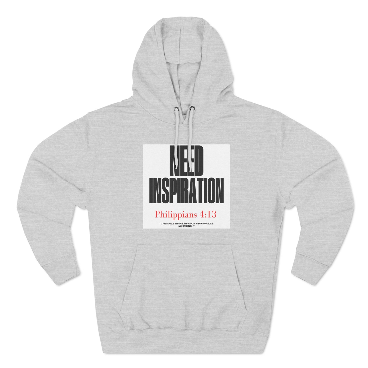 Three-Panel Fleece Hoodie